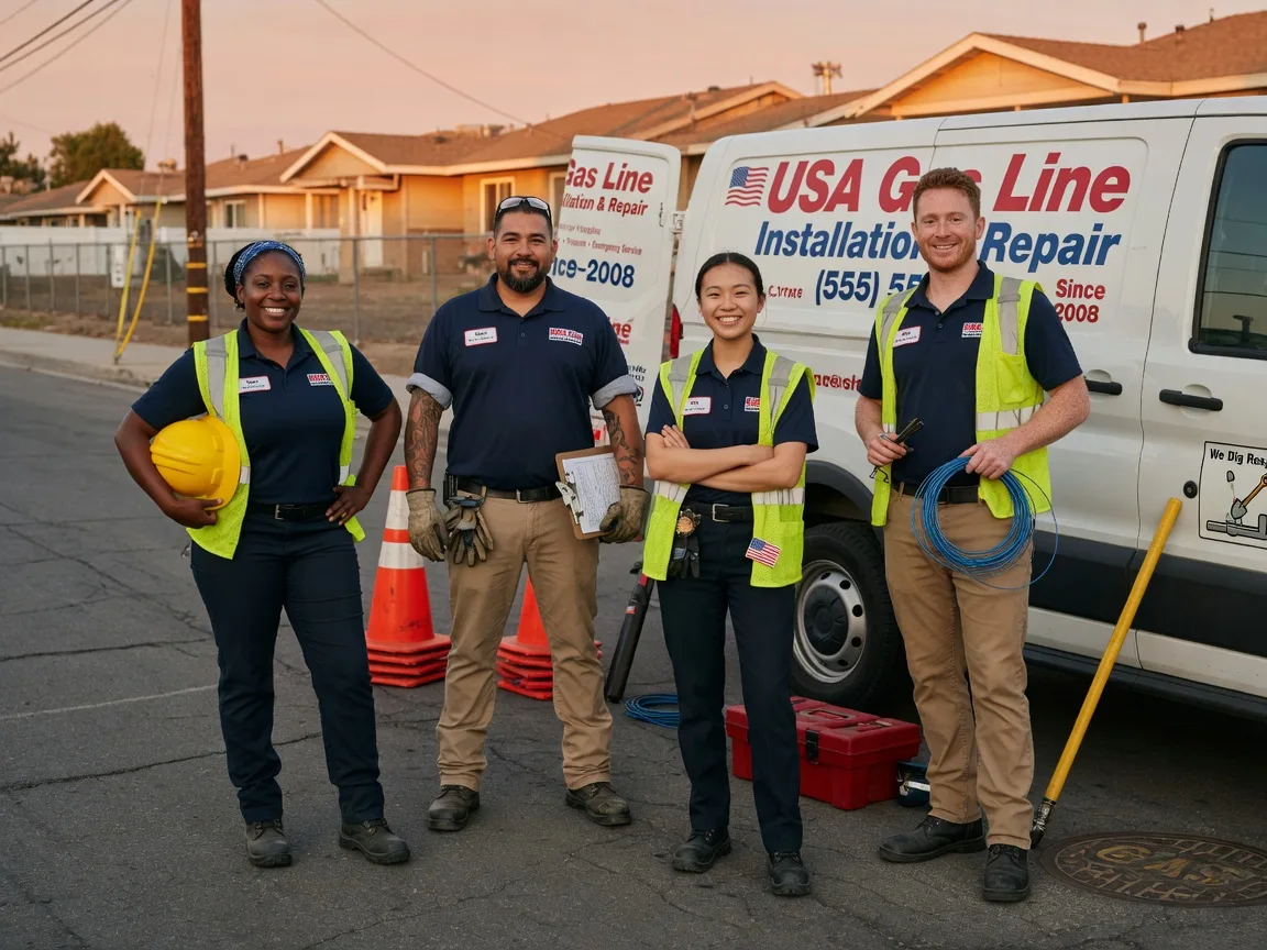 Gas Line Installation company in Esmond, IL